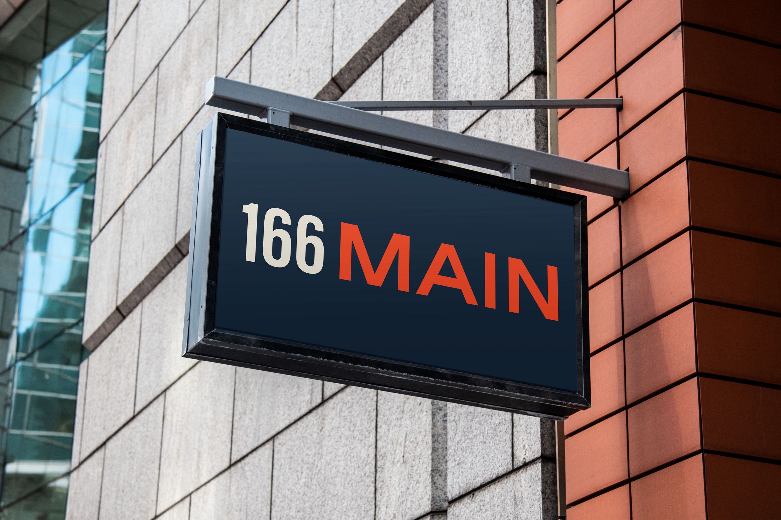 166 main outdoor signage