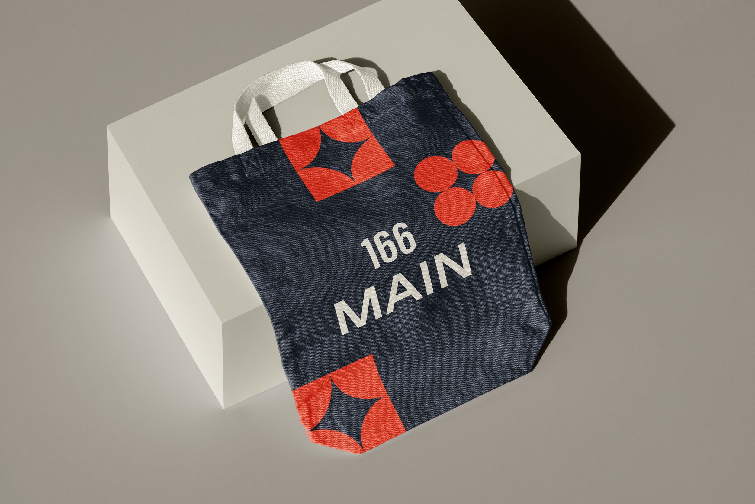 166 main tote bag