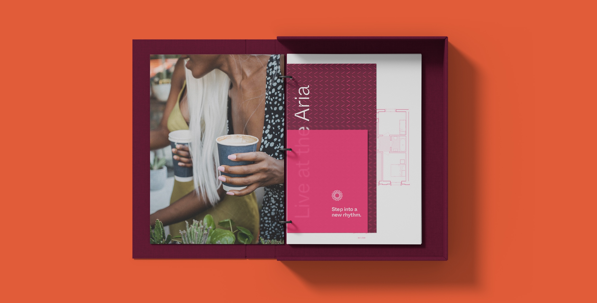 Cadence District Brochure Mockup