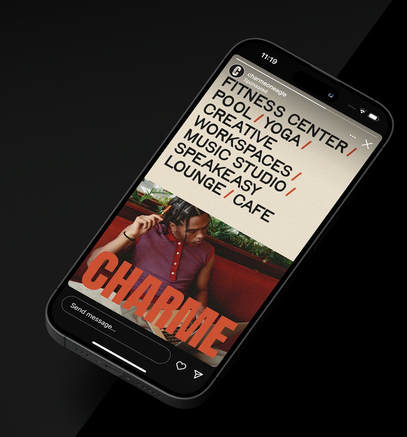 Charme on Eagle Story Ad Mockup 1