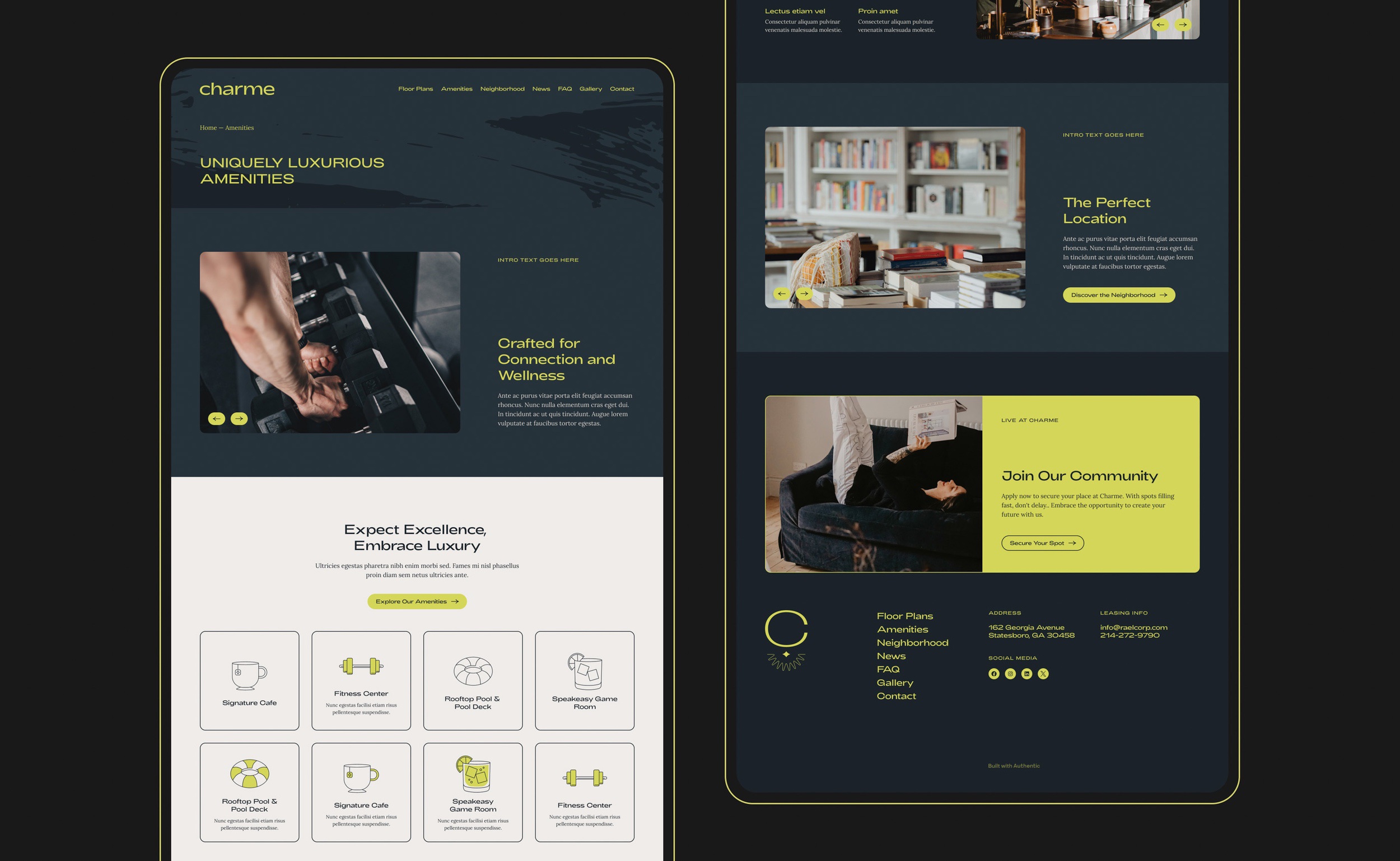 Charme website 4