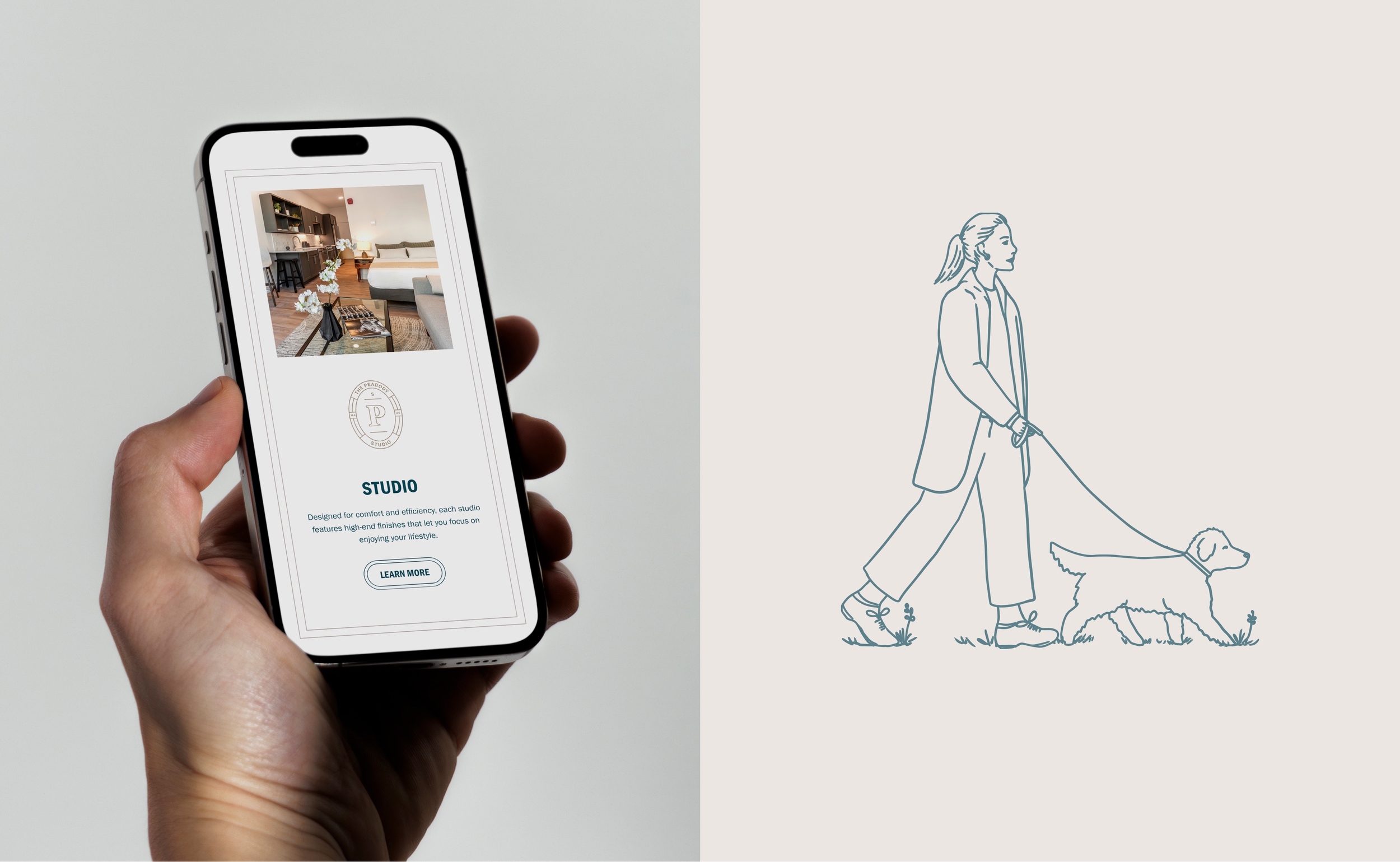 Maple square website illustration