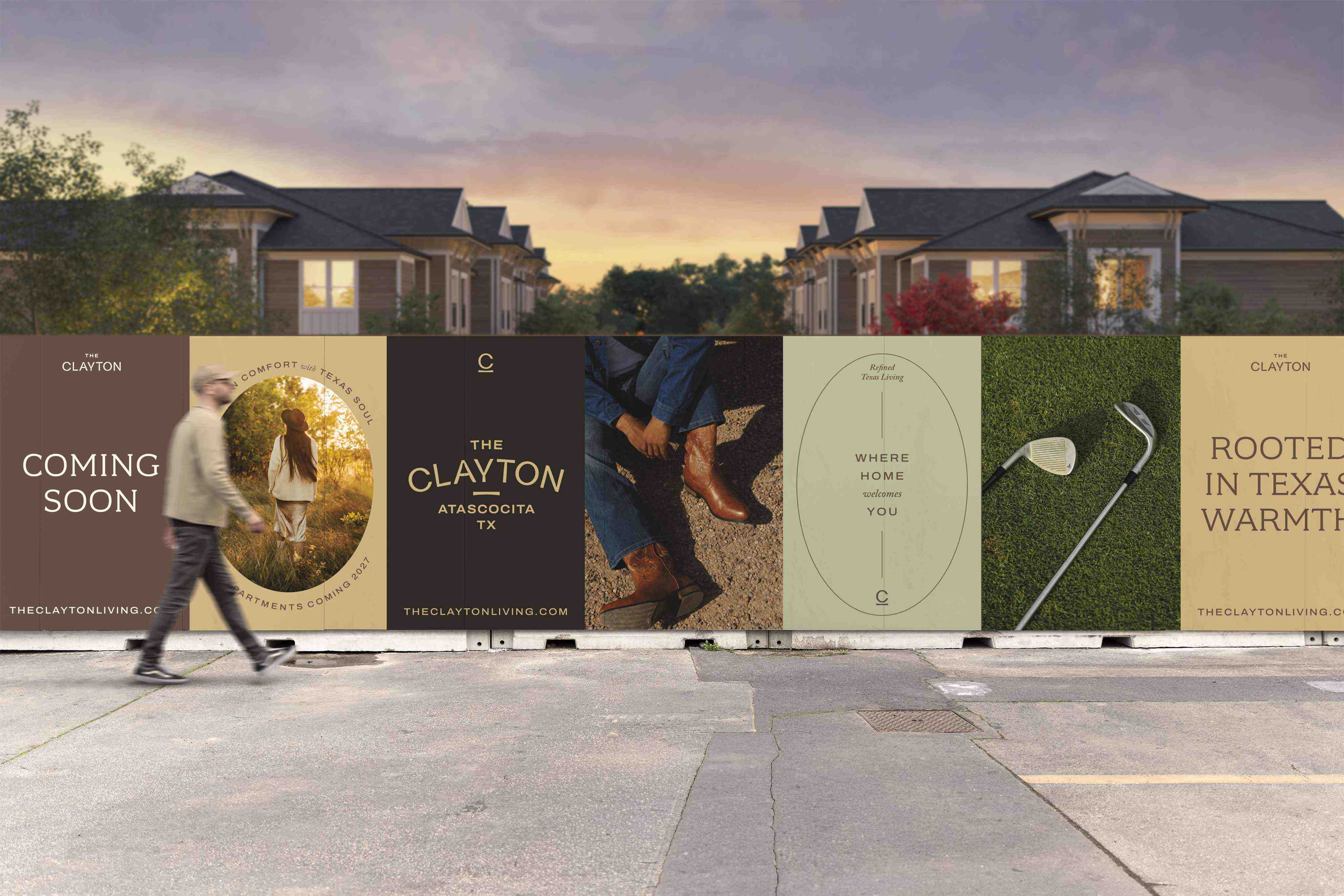 The clayton fence wrap web