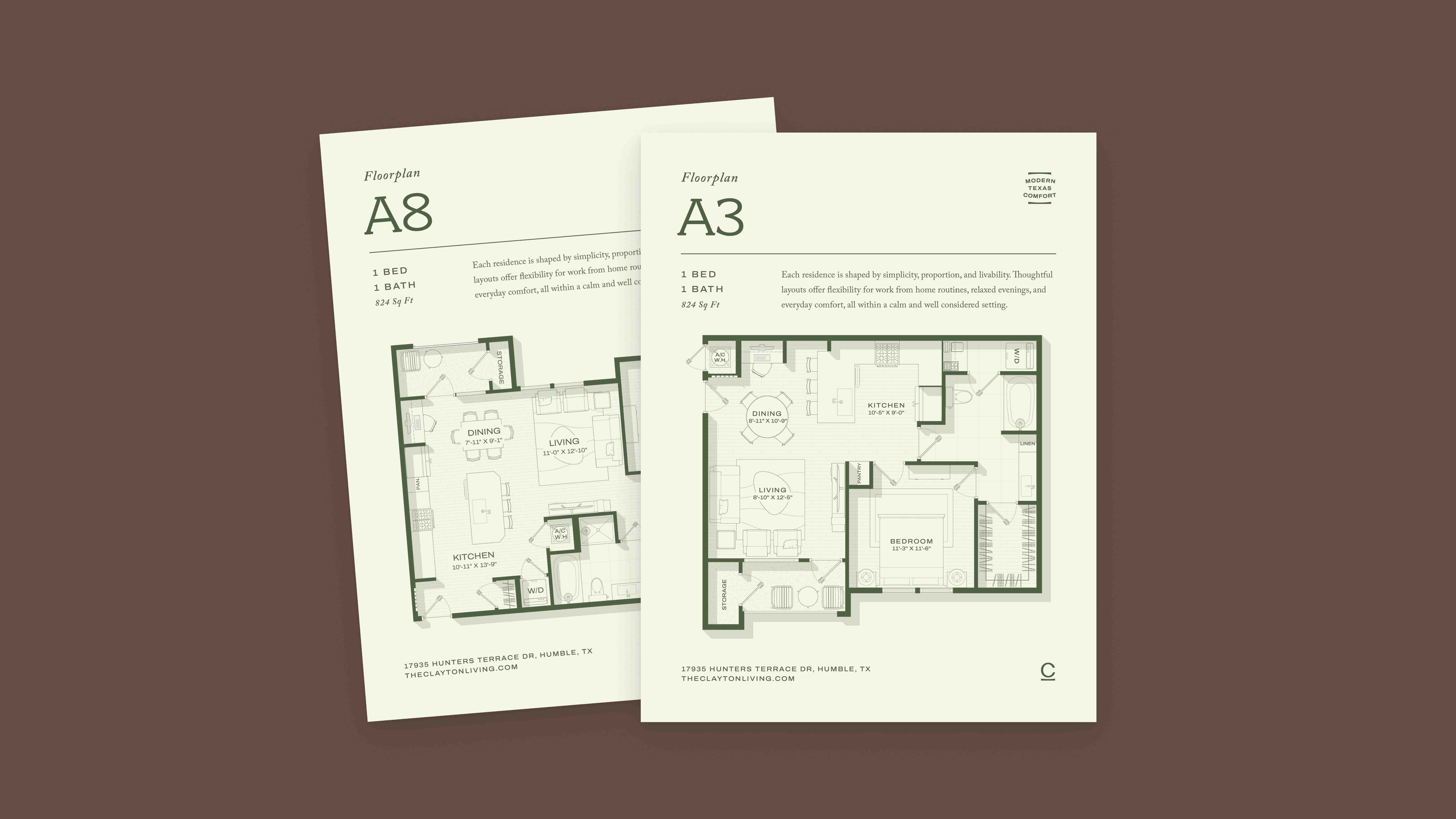 The clayton floorplan inserts web