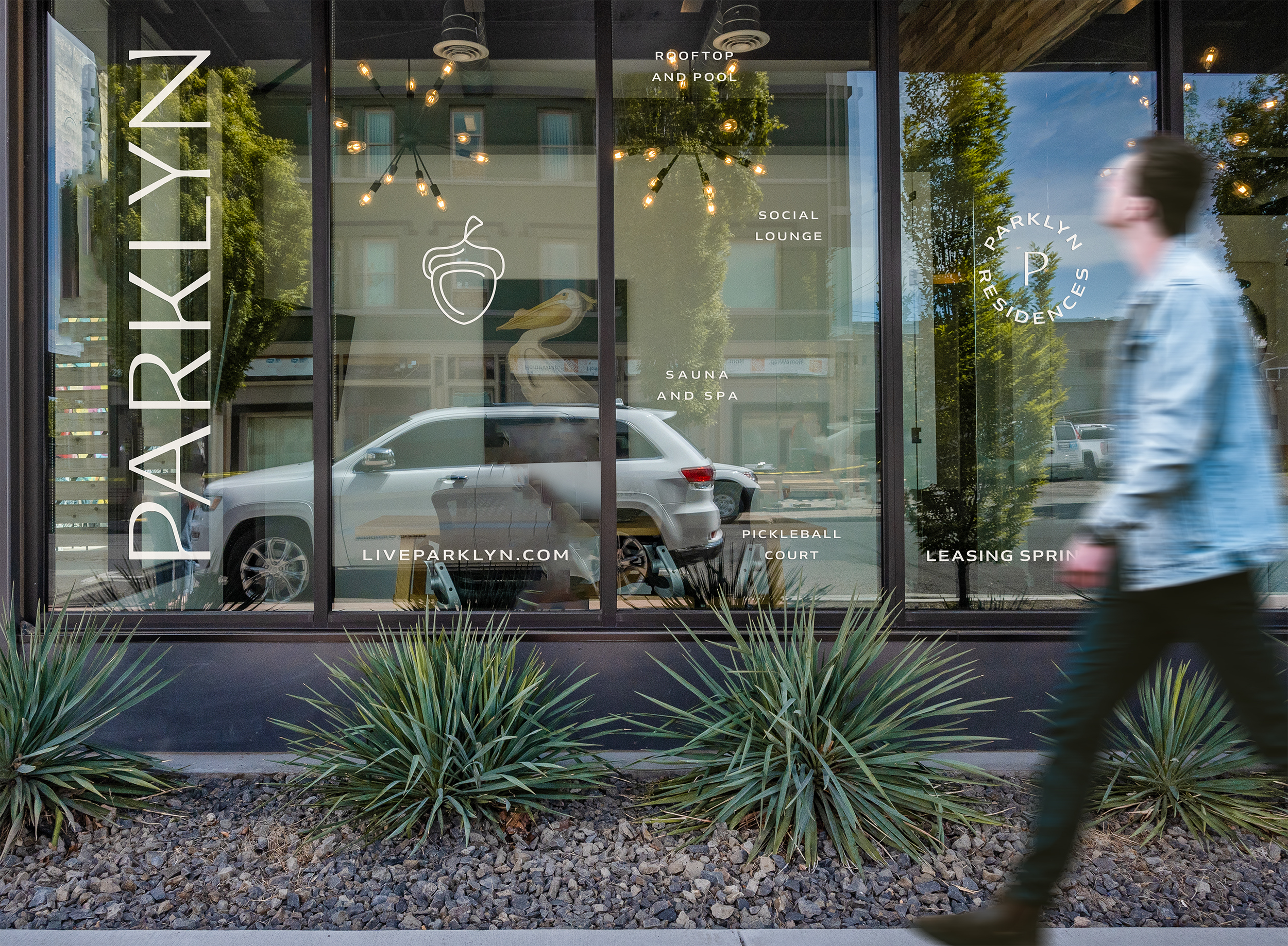Parklyn window cling mockup